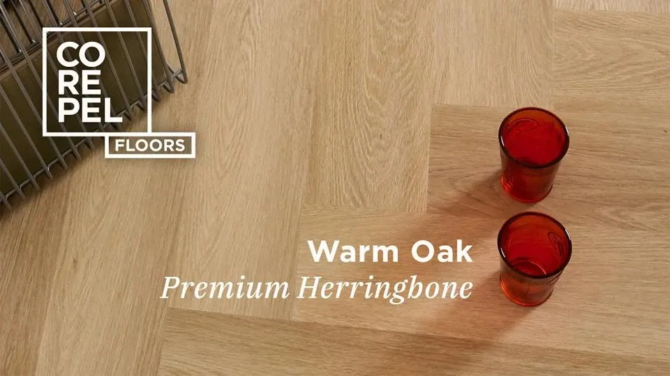 COREPEL Warm Oak – Premium Herringbone
